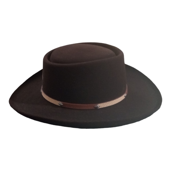 Stetson Accessories Stetson Royal Flush Gun Club Chocolate Cowboy